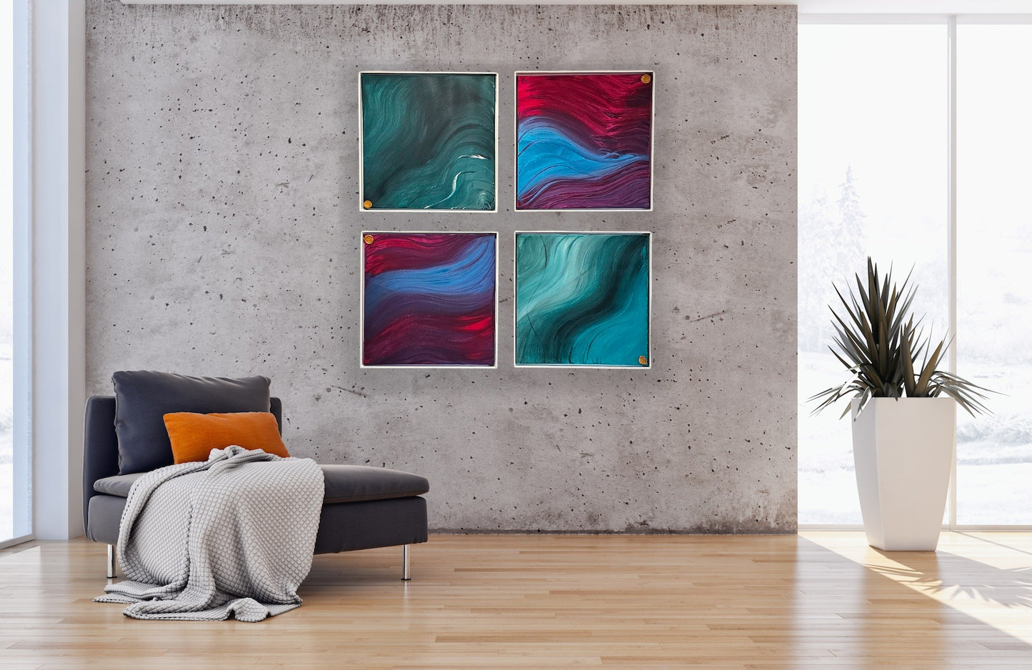 WAVES - 4er Set